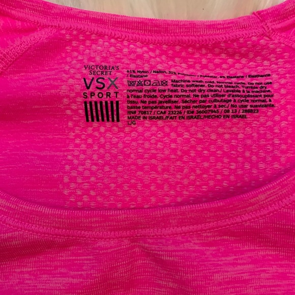 NWT VSX PINK STUDIO LONG SLEEVE T-SHIRT ❤️ - Picture 5 of 8